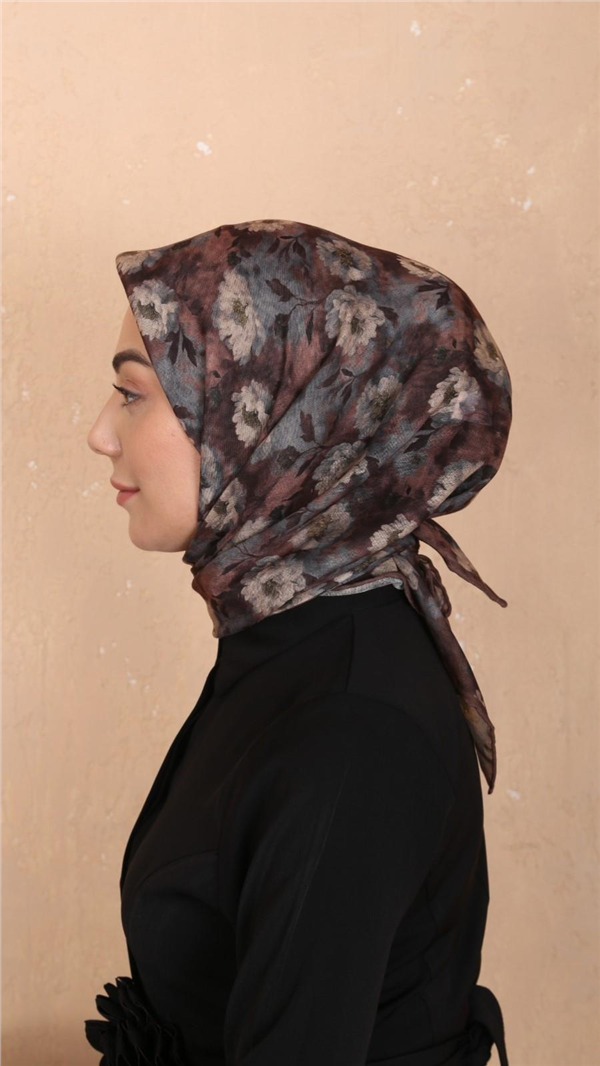 Locella Pamuklu Soft Eşarp 4545-5 Kahve