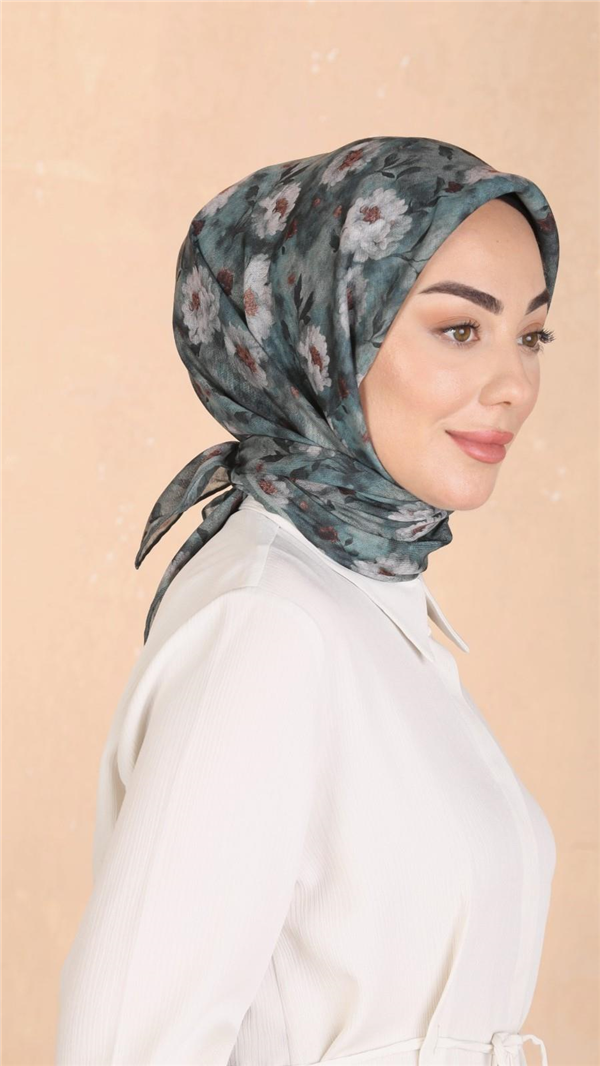 Locella Pamuklu Soft Eşarp 4545-9 Mint Yeşil 