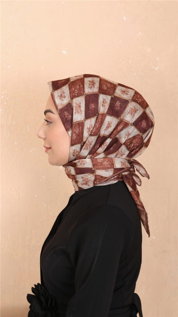 Locella Pamuklu Soft Eşarp 4546-4 Kiremit 