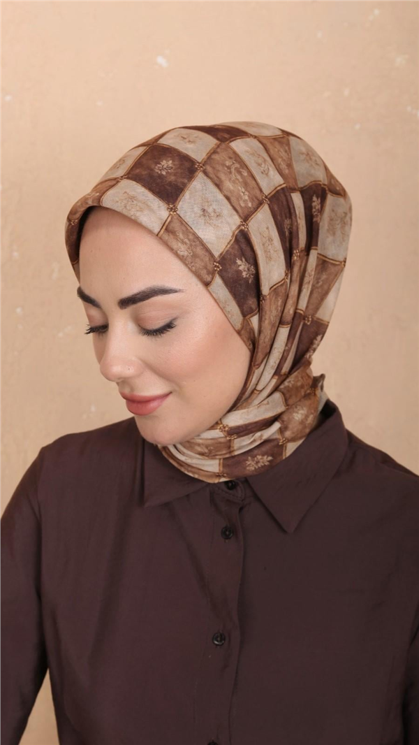 Locella Pamuklu Soft Eşarp 4546-5 Hardal 
