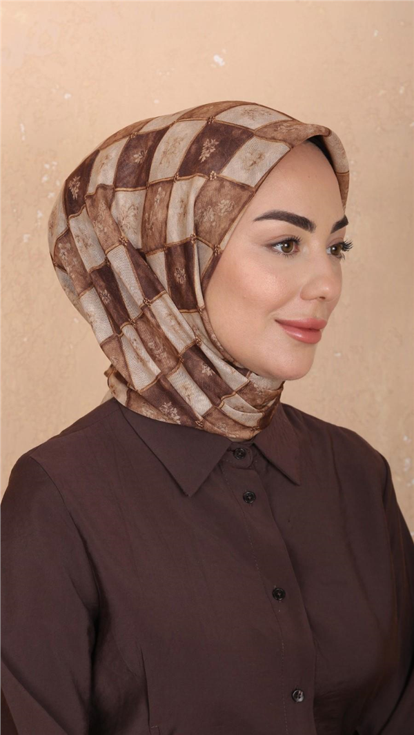 Locella Pamuklu Soft Eşarp 4546-5 Hardal 