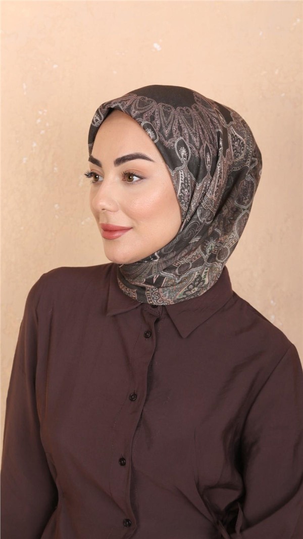 Locella Pamuklu Soft Eşarp 4548-5 Yeşil 