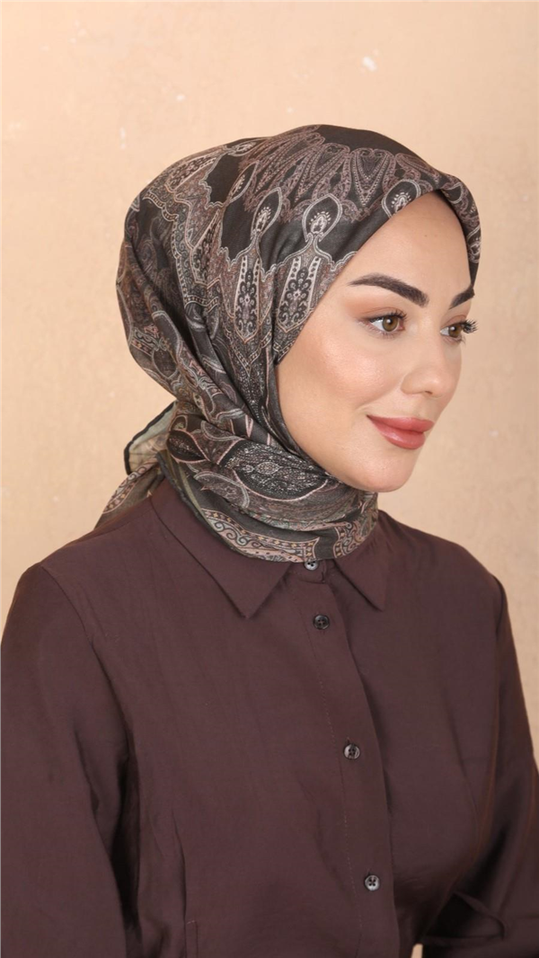 Locella Pamuklu Soft Eşarp 4548-5 Yeşil 