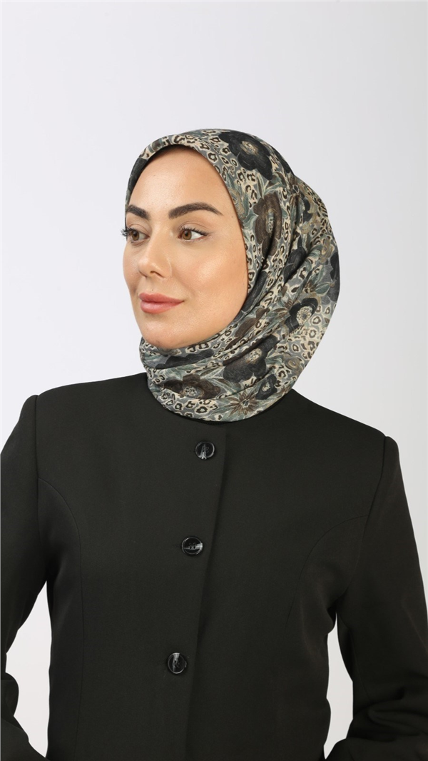 Locella Pamuklu Soft Eşarp 4550-1 Gri