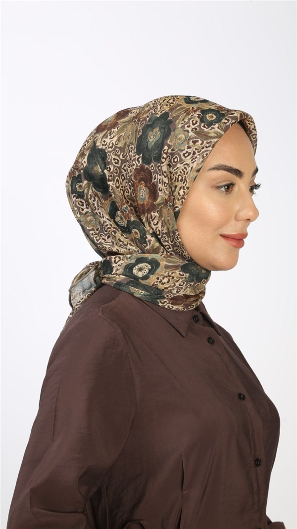 Locella Pamuklu Soft Eşarp 4550-4 Vizon 