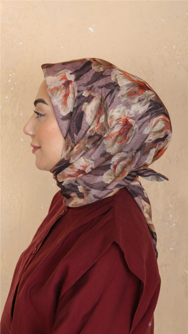 Locella Pamuklu Soft Eşarp 4551-2 Pembe 