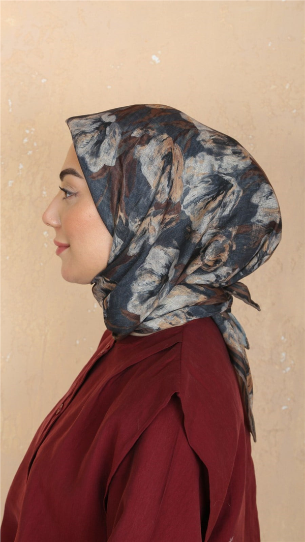Locella Pamuklu Soft Eşarp 4551-6 Antrasit 