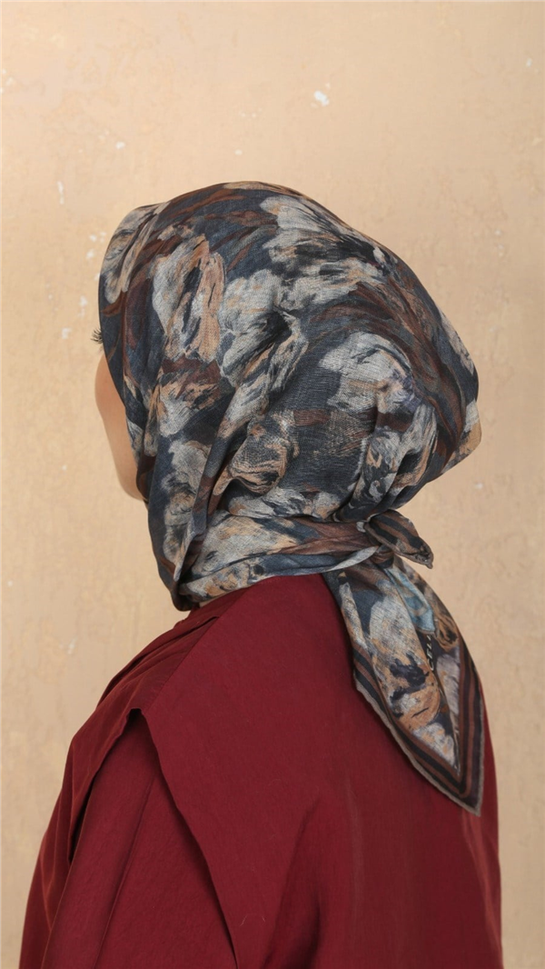 Locella Pamuklu Soft Eşarp 4551-6 Antrasit 