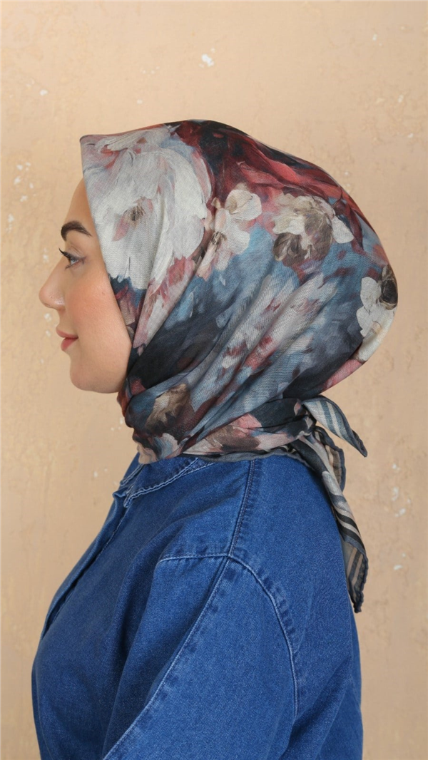 Locella Pamuklu Soft Eşarp 4552-3 Çok Renkli 