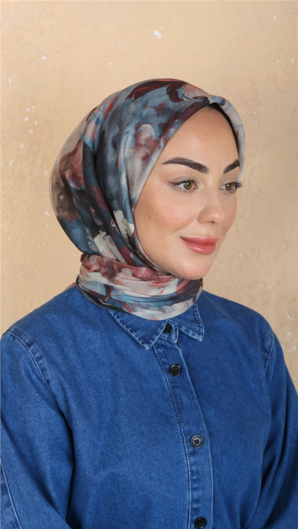 Locella Pamuklu Soft Eşarp 4552-3 Çok Renkli 