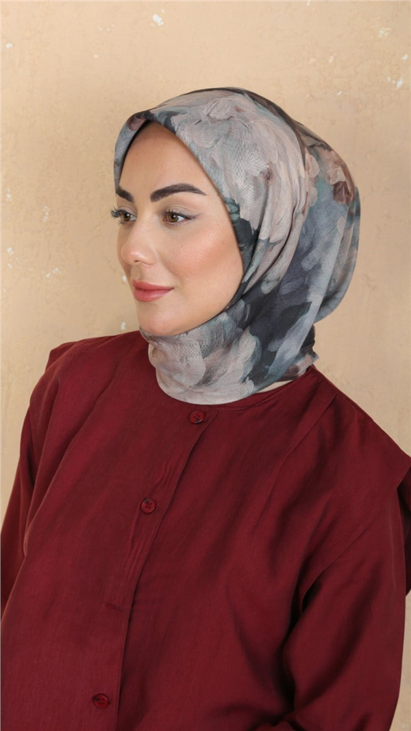 Locella Pamuklu Soft Eşarp 4552-5 Antrasit 