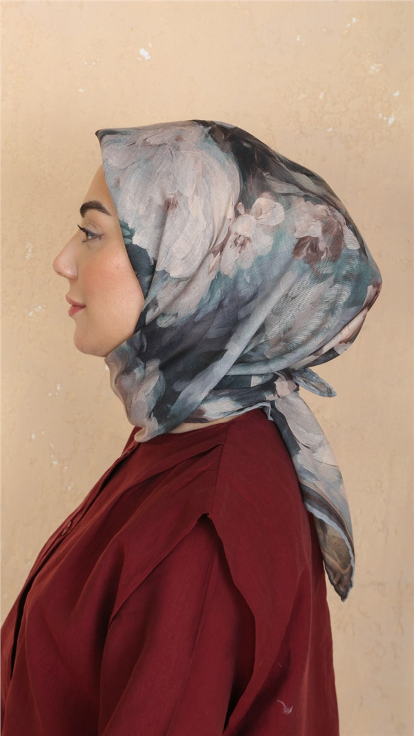 Locella Pamuklu Soft Eşarp 4552-5 Antrasit 