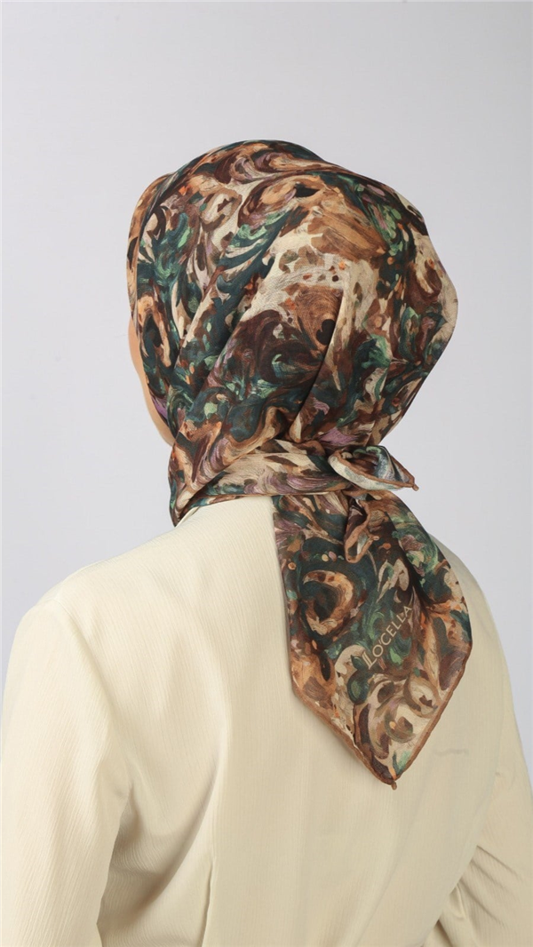 Locella Pamuklu Soft Eşarp 4553-10 Çok Renkli 