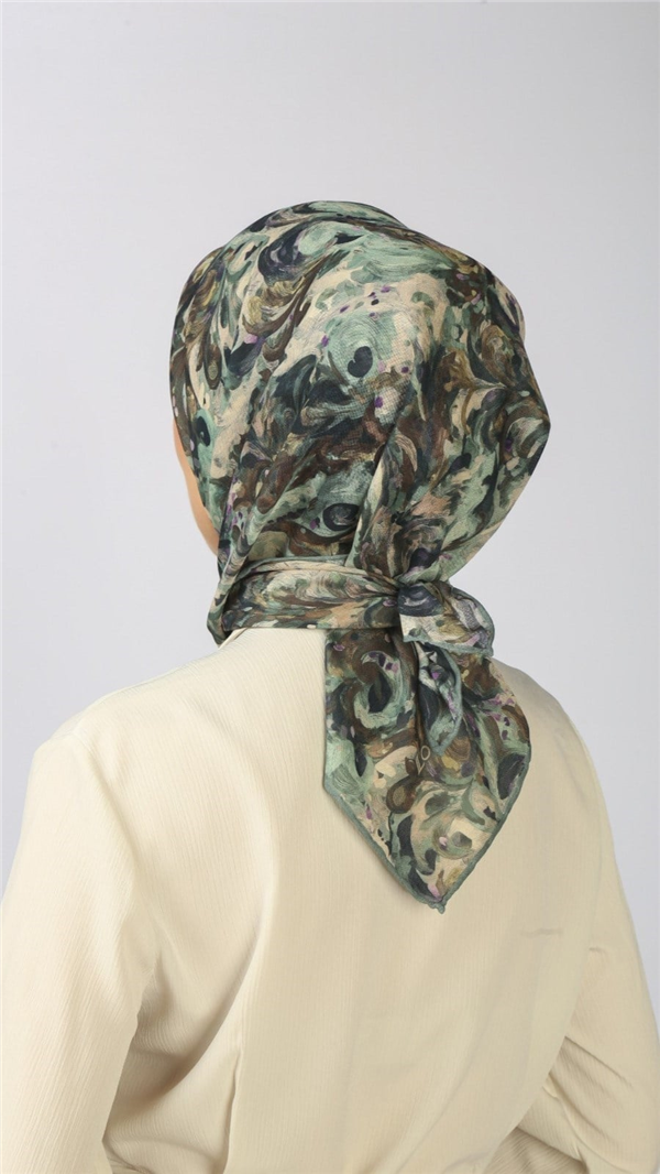 Locella Pamuklu Soft Eşarp 4553-4 Mint 