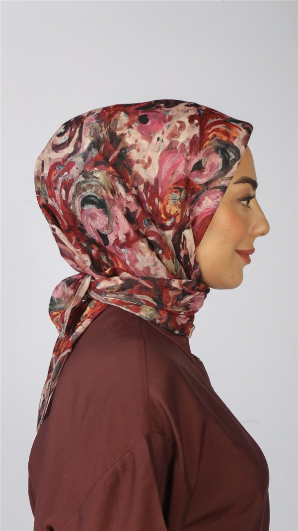 Locella Pamuklu Soft Eşarp 4553-7 Pembe