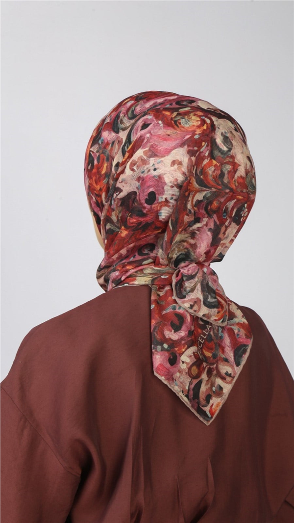 Locella Pamuklu Soft Eşarp 4553-7 Pembe