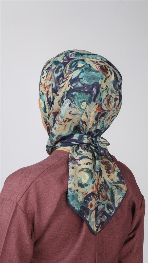 Locella Pamuklu Soft Eşarp 4553-8 Mor 