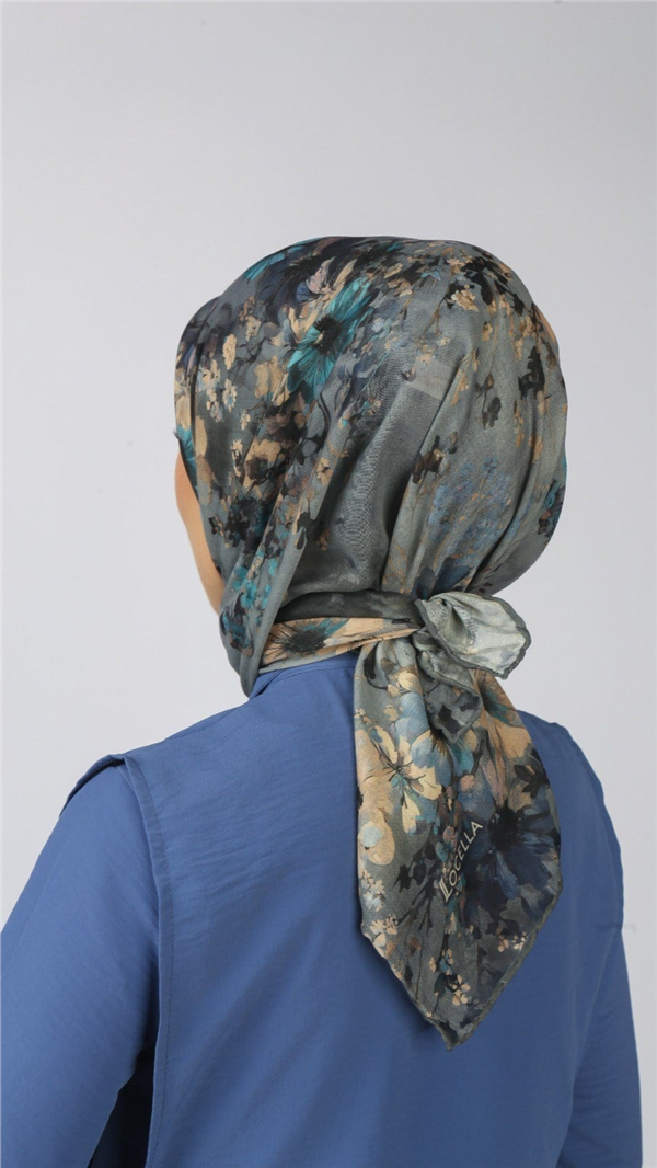 Locella Pamuklu Soft Eşarp 4554-2 Gri 