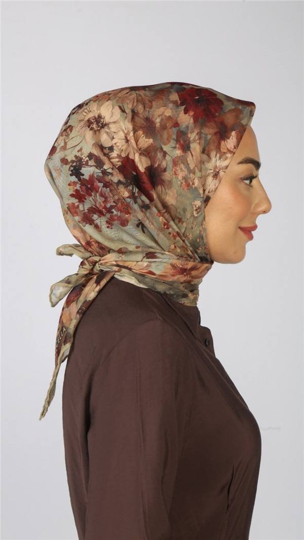 Locella Pamuklu Soft Eşarp 4554-8 Açık Vizon 