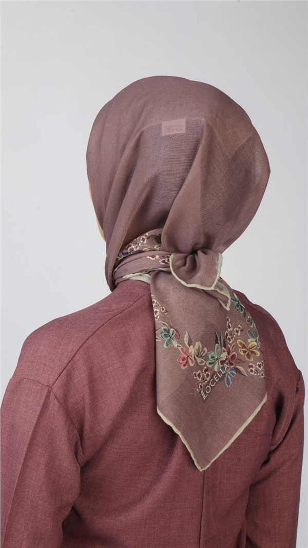Locella Pamuklu Soft Eşarp 4556-11 Gül Kurusu