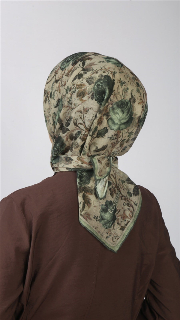 Locella Pamuklu Soft Eşarp 4560-10 Koyu Bej 