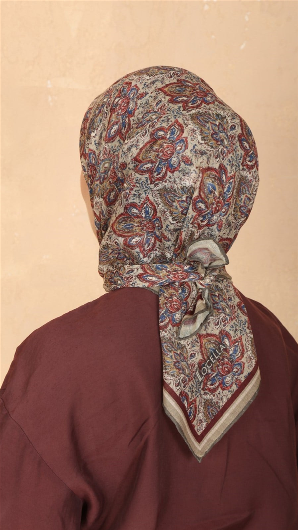 Locella Pamuklu Soft Eşarp 4561-5 Bej 