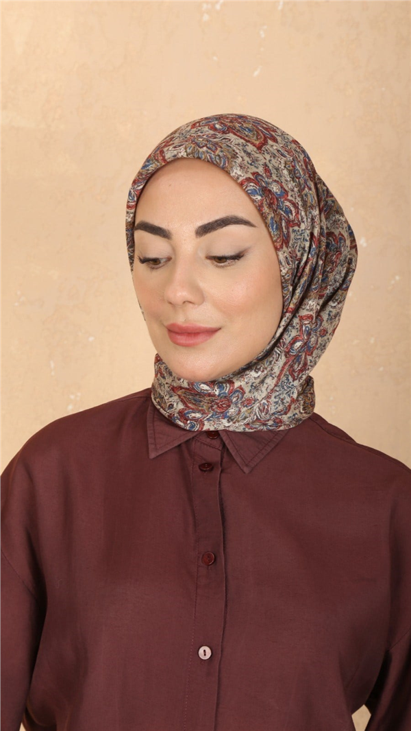 Locella Pamuklu Soft Eşarp 4561-5 Bej 