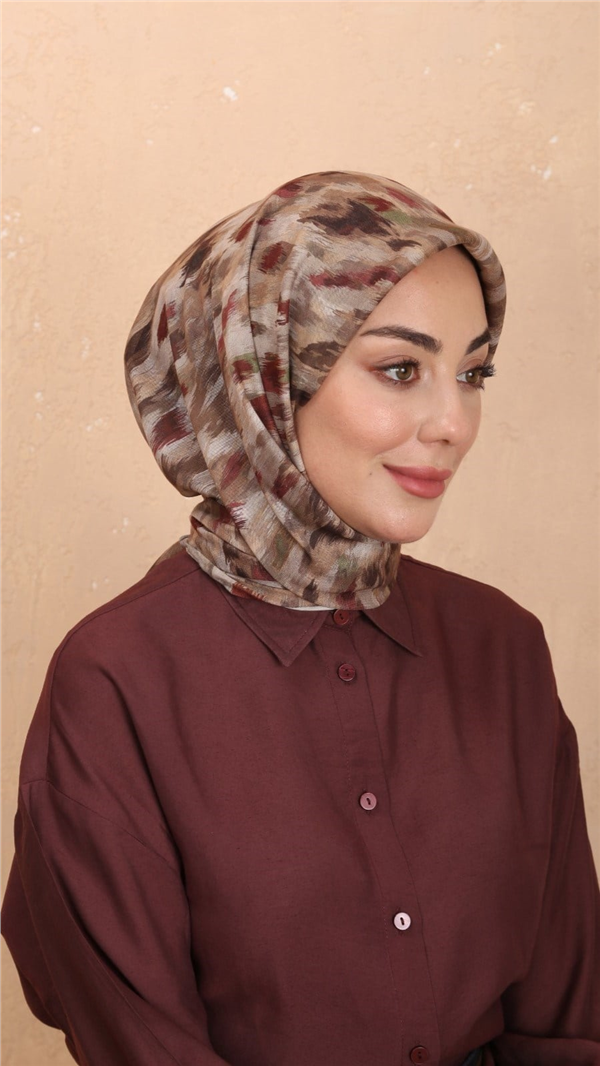 Locella Pamuklu Soft Eşarp 4564-4 Bej 