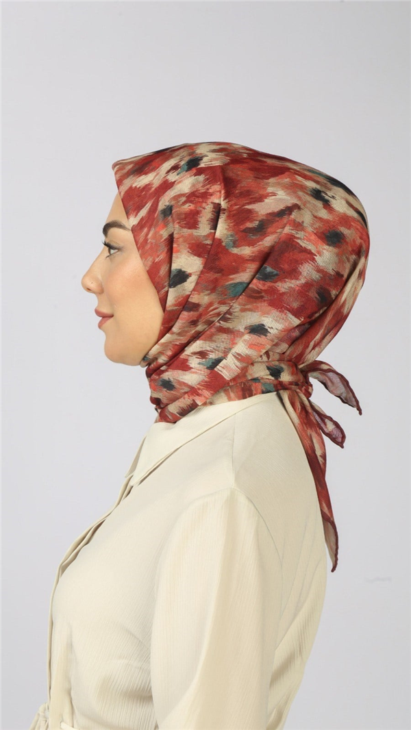 Locella Pamuklu Soft Eşarp 4564-6 Kırmızı