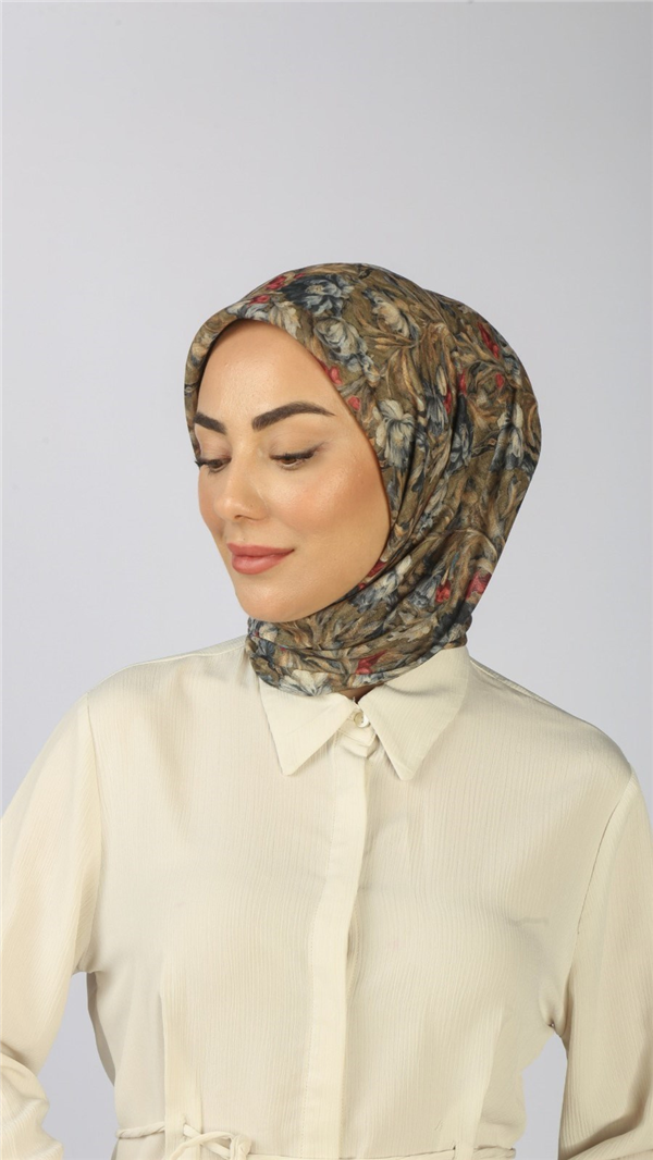 Locella Pamuklu Soft Eşarp 4565-9 Olive