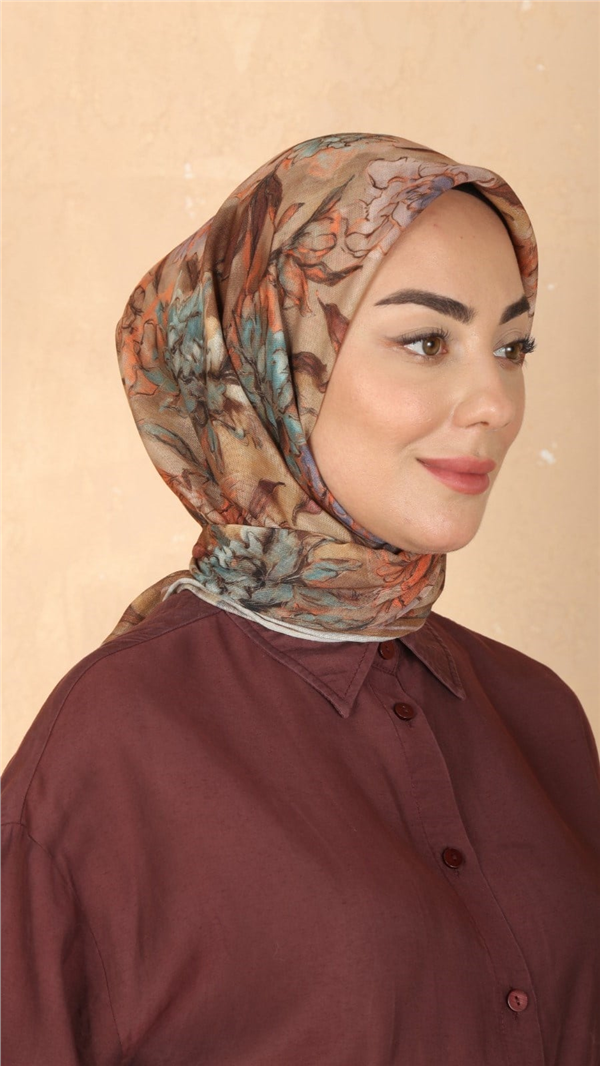 Locella Pamuklu Soft Eşarp 4566-3 Camel 