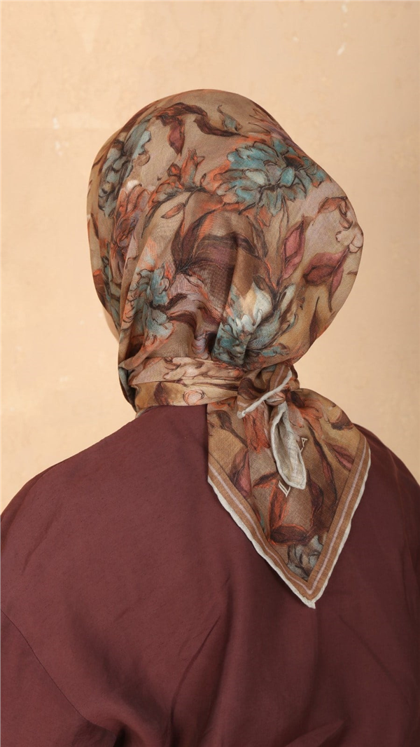 Locella Pamuklu Soft Eşarp 4566-3 Camel 