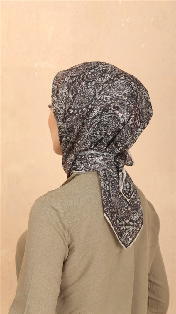Locella Pamuklu Soft Eşarp 4567-1 Kahve