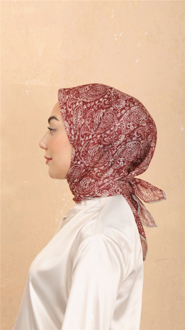 Locella Pamuklu Soft Eşarp 4567-5 Kırmızı 