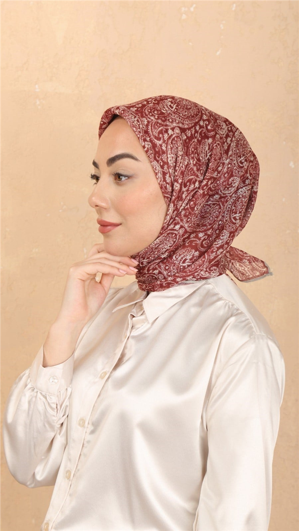Locella Pamuklu Soft Eşarp 4567-5 Kırmızı 