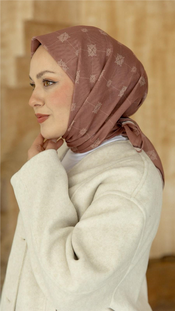 Locella Pamuklu Soft Eşarp 4568-11 Pembe 