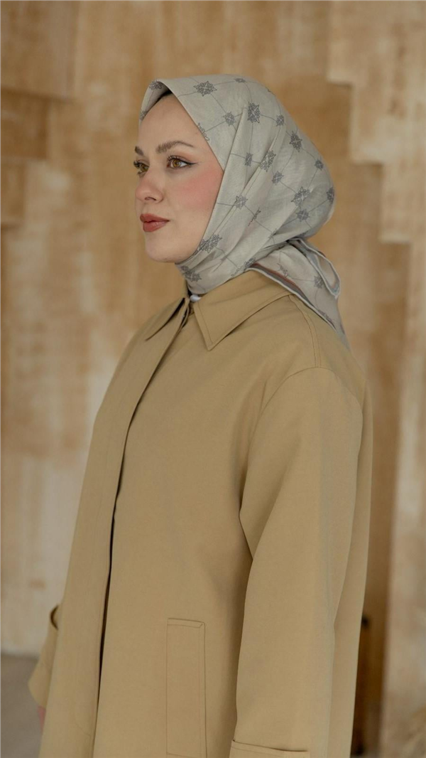 Locella Pamuklu Soft Eşarp 4568-3 Taş