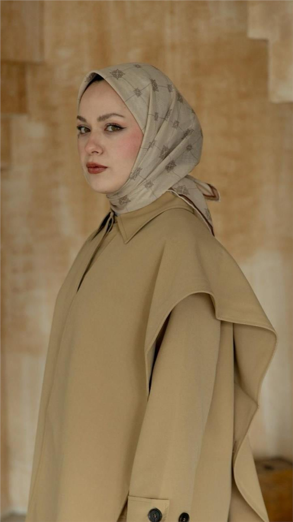 Locella Pamuklu Soft Eşarp 4568-8 Bej