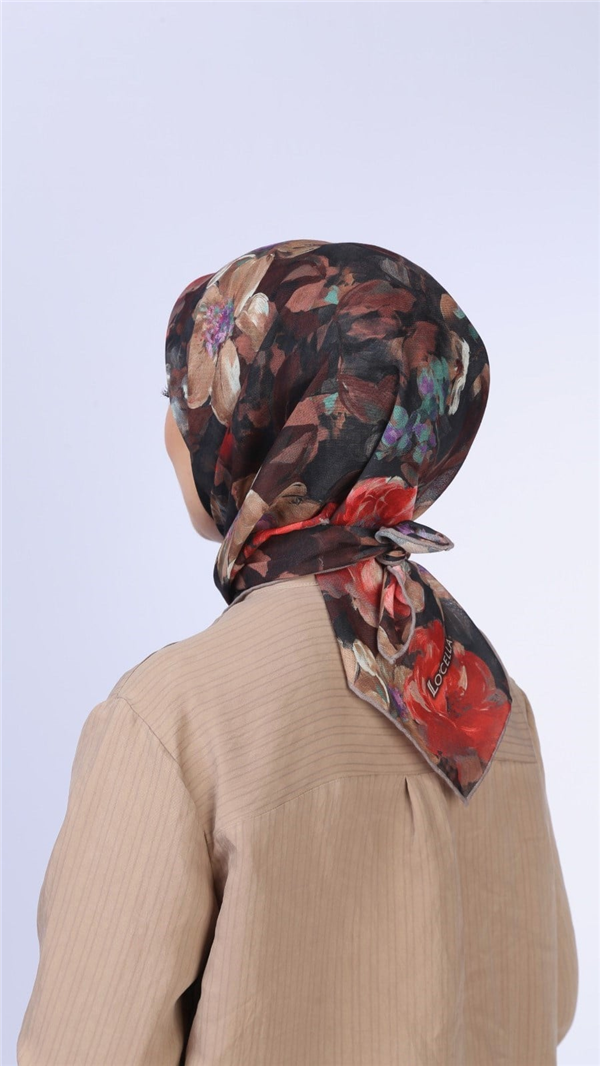 Locella Pamuklu Soft Eşarp 4570-5 Siyah 