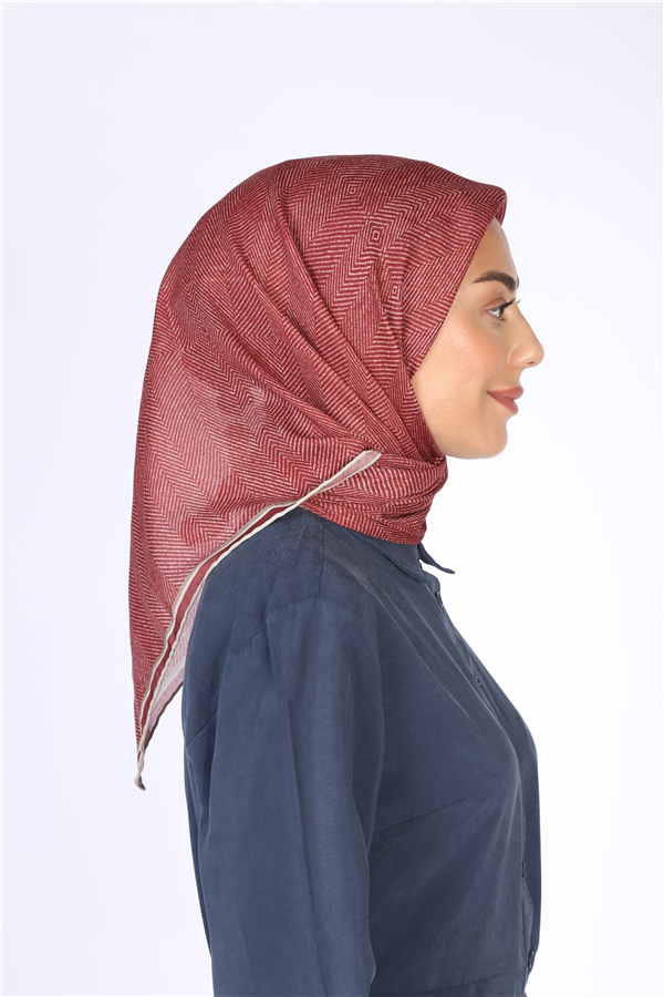 Locella Pamuklu Soft Eşarp 4599-13 Kırmızı
