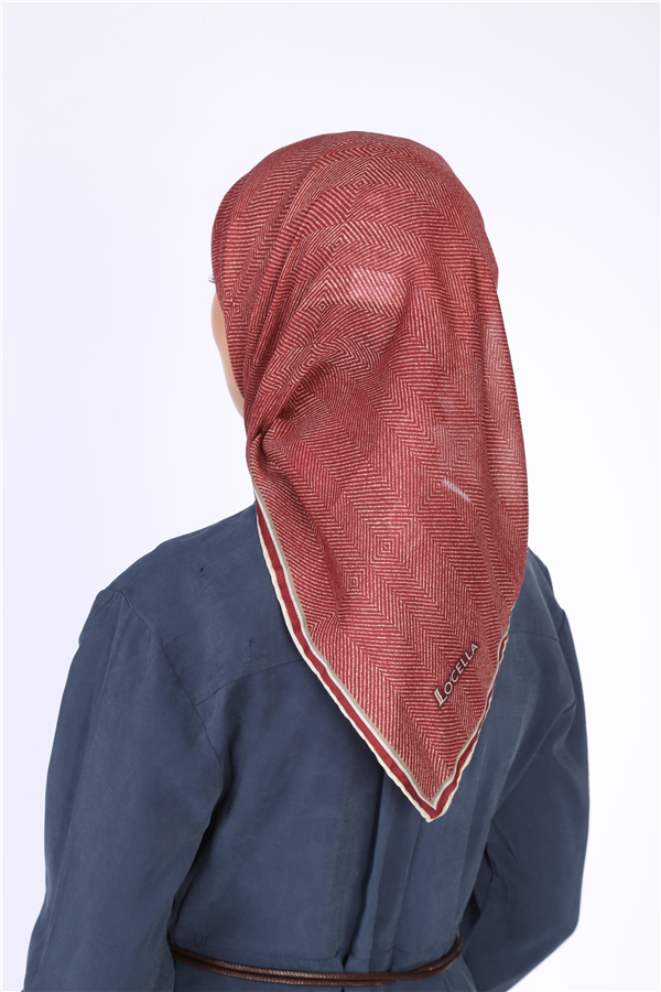 Locella Pamuklu Soft Eşarp 4599-13 Kırmızı
