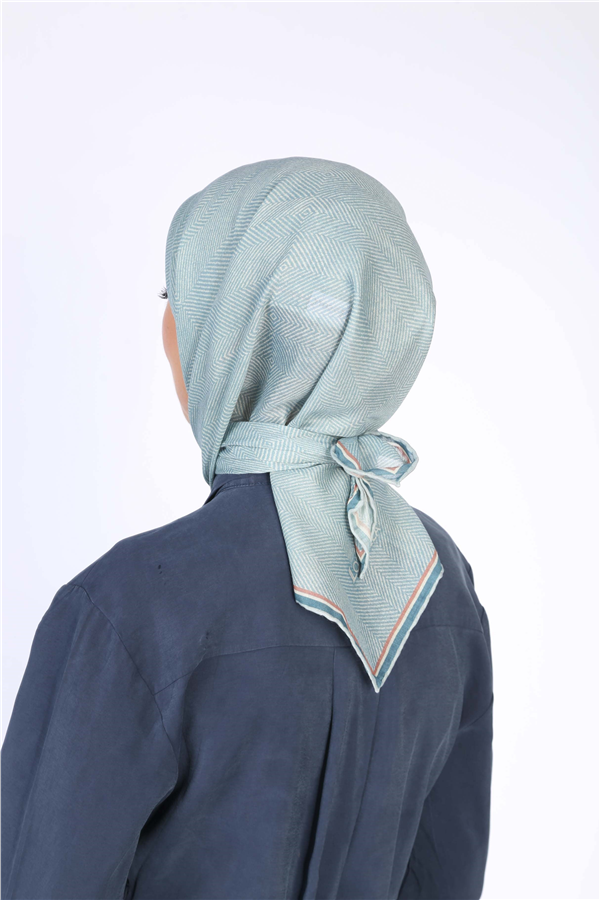 Locella Pamuklu Soft Eşarp 4599-2 Su Yeşili
