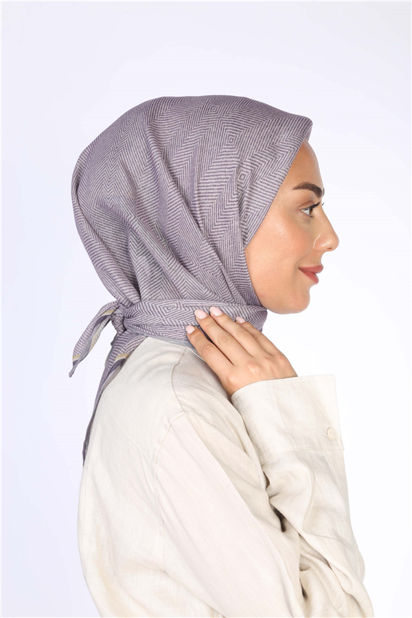 Locella Pamuklu Soft Eşarp 4599-4 Lavanta