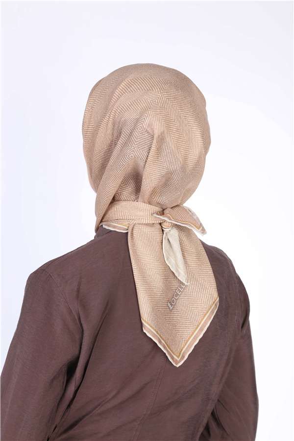 Locella Pamuklu Soft Eşarp 4599-5 Açık Hardal