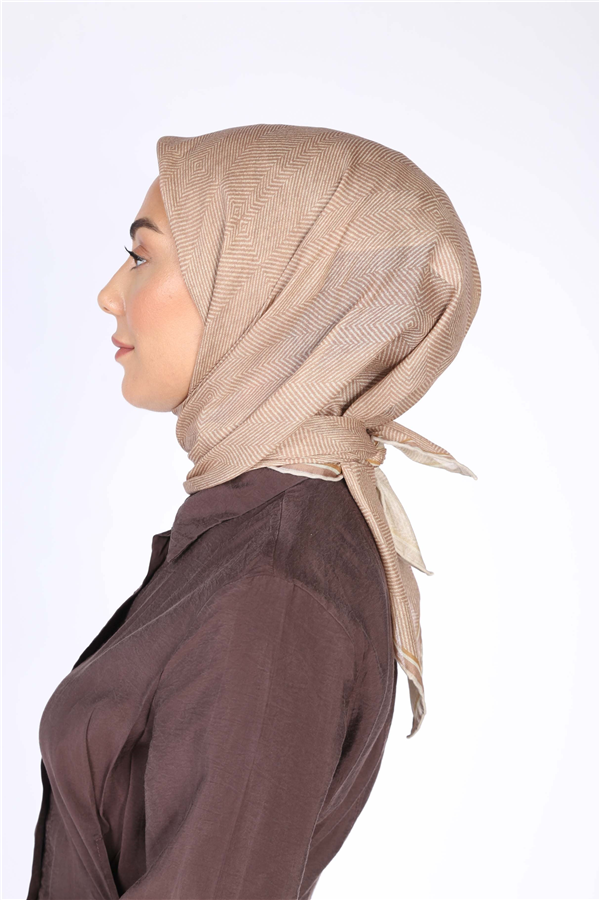 Locella Pamuklu Soft Eşarp 4599-5 Açık Hardal