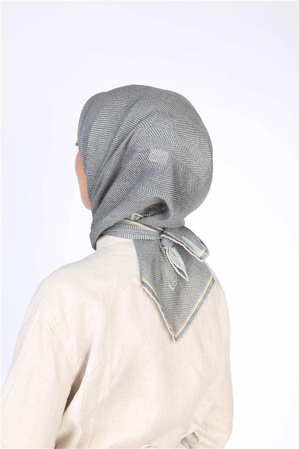 Locella Pamuklu Soft Eşarp 4599-9 Gri