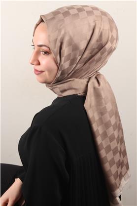 Lotus İpeksi Şal 2746-1 Sütlü Kahve