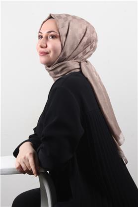 Lotus İpeksi Şal 2746-1 Sütlü Kahve