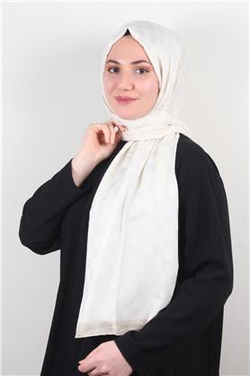 Lotus İpeksi Şal 2746-11 Krem