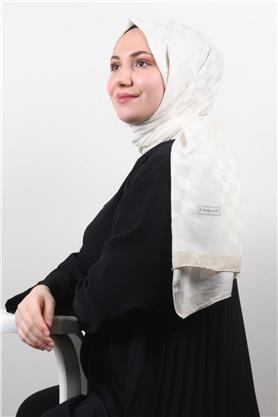 Lotus İpeksi Şal 2746-11 Krem